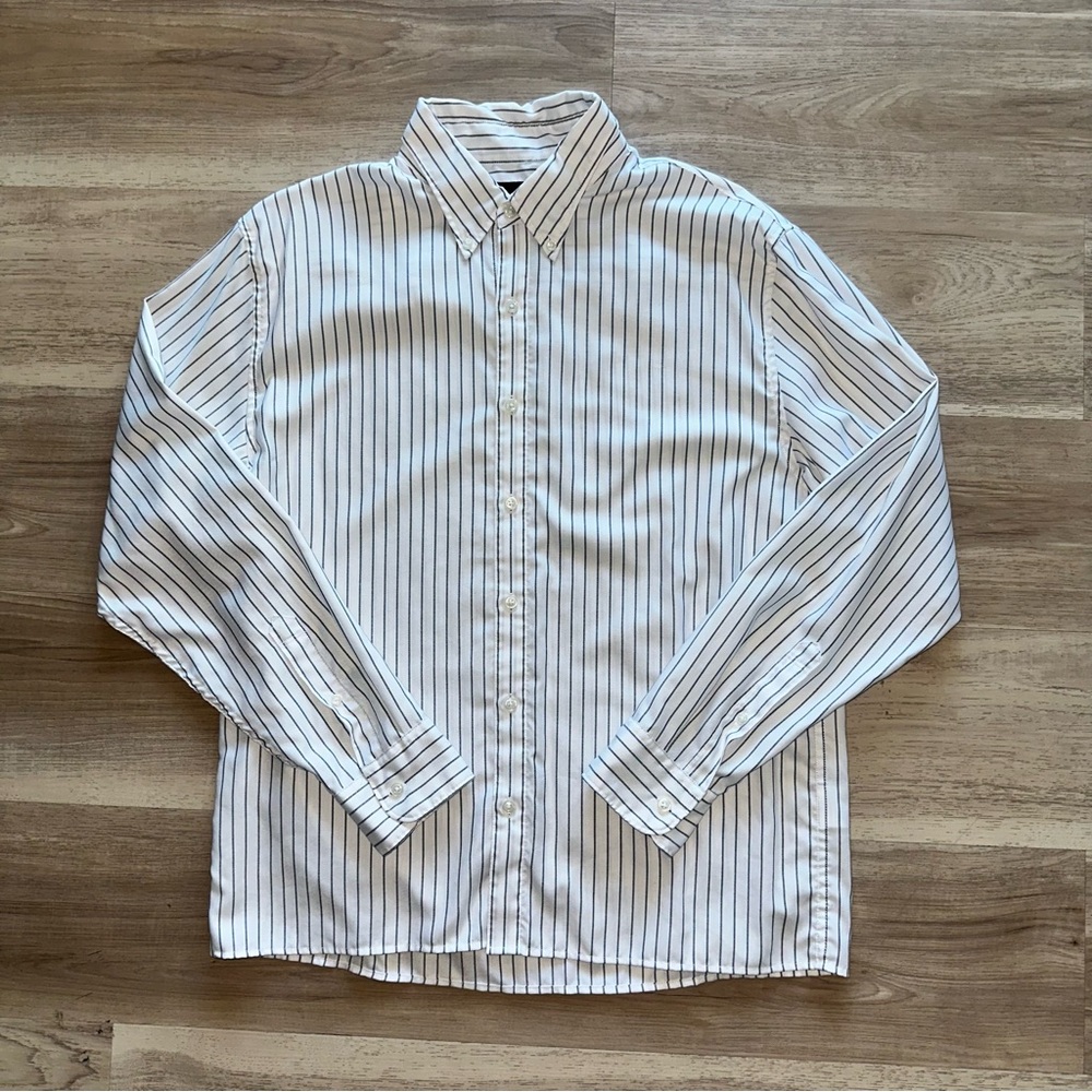‘abercombie & fitch’ striped oxford button-up shirt